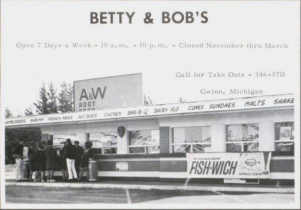 A&W Restaurant - Gwinn - 37 M-35 Gwinn Mi 49841 Old Yearbook Ad